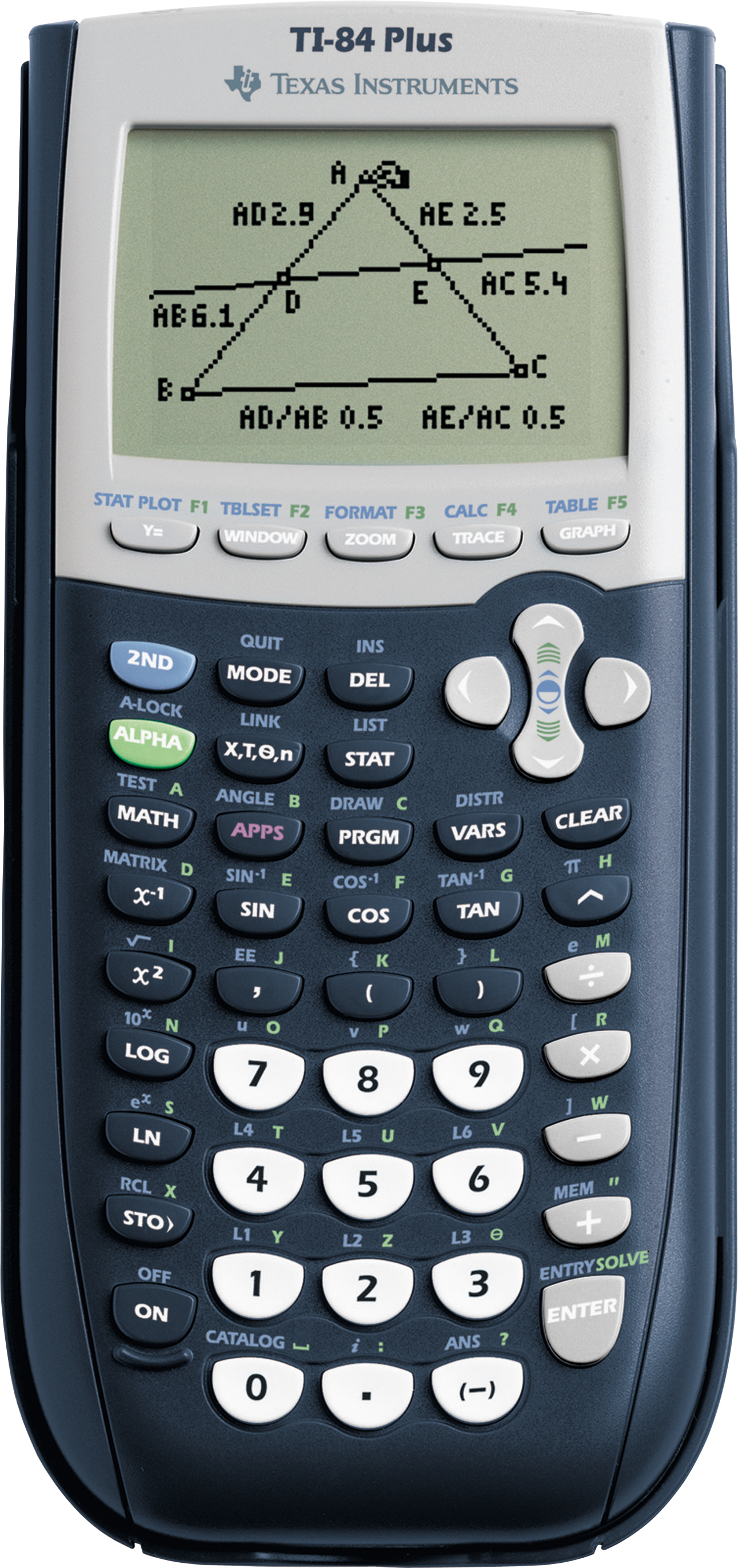 The TI-84 Plus graphing calculator - every seventh grader should have one!