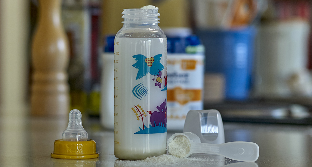 Nanoparticles in baby formula